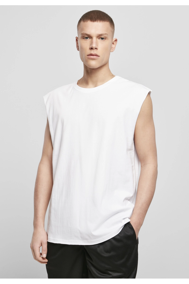 UGi Armlose Tee - Weiss