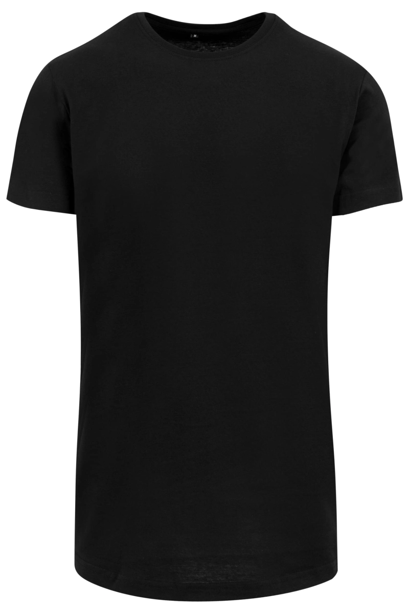 UGi Geformtes langes T-Shirt - Schwarz