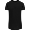 UGi Geformtes langes T-Shirt - Schwarz