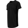 UGi Geformtes langes T-Shirt - Schwarz