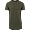 UGi Geformtes langes T-Shirt - Olive