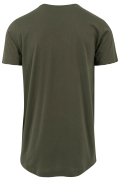 UGi Geformtes langes T-Shirt - Olive