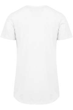 UGi Geformtes langes T-Shirt - Weiss