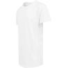 UGi Geformtes langes T-Shirt - Weiss