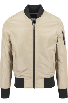 2-Tone Bomber Jacket - Sand