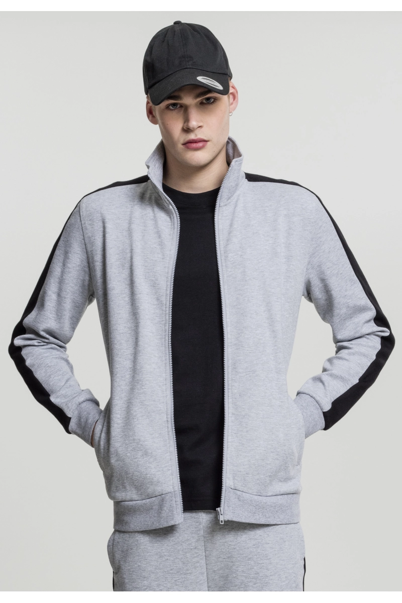 2-Tone Interlock Track Jacket