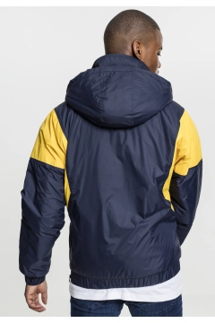 2-Tone Pull Over Jacket - Blau / Gelb