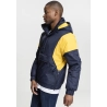 2-Tone Pull Over Jacket - Blau / Gelb