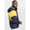 2-Tone Pull Over Jacket - Blau / Gelb