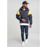 2-Tone Pull Over Jacket - Blau / Gelb