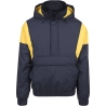 2-Tone Pull Over Jacket - Blau / Gelb