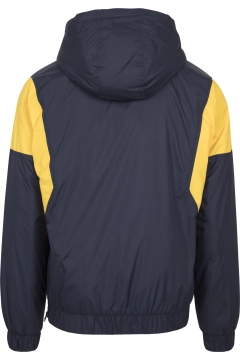 2-Tone Pull Over Jacket - Blau / Gelb