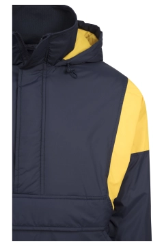 2-Tone Pull Over Jacket - Blau / Gelb