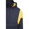 2-Tone Pull Over Jacket - Blau / Gelb