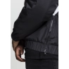 2-Tone Pull Over Jacket - Schwarz / Weiss