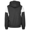 2-Tone Pull Over Jacket - Schwarz / Weiss