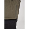 2-Tone Padded Pull Over Jacket - Olive / Schwarz