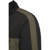 2-Tone Padded Pull Over Jacket - Olive / Schwarz