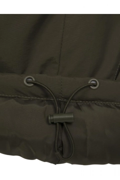 2-Tone Padded Pull Over Jacket - Olive / Schwarz