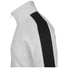 2-Tone Interlock Track Jacket - Schwarz / Weiss