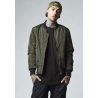 2-Tone Bomber Jacket - Olive