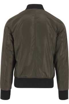 2-Tone Bomber Jacket - Olive