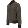 2-Tone Bomber Jacket - Olive