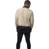 2-Tone Bomber Jacket - Burgundy