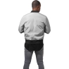 2-Tone Bomber Jacket - Burgundy