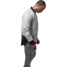 2-Tone Bomber Jacket - Burgundy