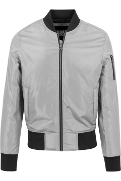 2-Tone Bomber Jacket - Burgundy