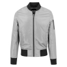 2-Tone Bomber Jacket - Burgundy