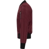 2-Tone Bomber Jacket - Burgundy