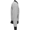 2-Tone Bomber Jacket - Burgundy