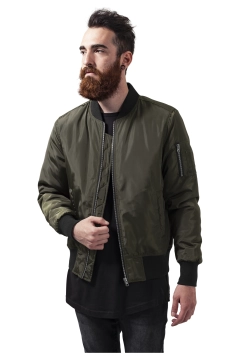 2-Tone Bomber Jacket - Schwarz