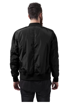 2-Tone Bomber Jacket - Schwarz