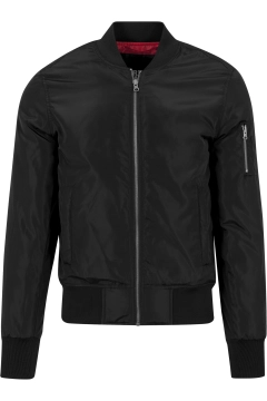 2-Tone Bomber Jacket - Schwarz