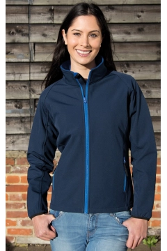 UGi Softshell Damen Jacke - Grün / Schwarz