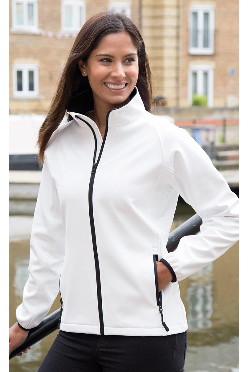 UGi Softshell Damen Jacke - Grün / Schwarz