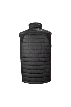 UGi gepolsterte Softshell Gilet - Schwarz / Grau