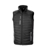 UGi gepolsterte Softshell Gilet - Schwarz / Grau