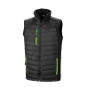 UGi gepolsterte Softshell Gilet - Schwarz / Grau