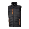 UGi gepolsterte Softshell Gilet - Schwarz / Grau