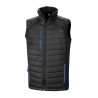 UGi gepolsterte Softshell Gilet - Schwarz / Grau