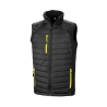 UGi gepolsterte Softshell Gilet - Schwarz / Grau