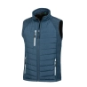 UGi gepolsterte Softshell Gilet - Schwarz / Grau