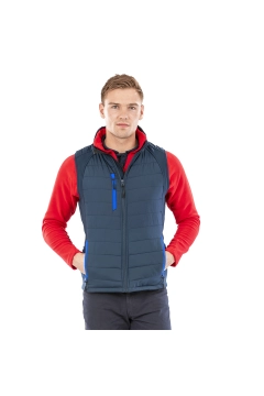 UGi gepolsterte Softshell Gilet - Schwarz / Grau