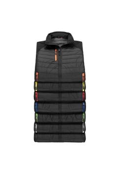 UGi gepolsterte Softshell Gilet - Schwarz / Grau