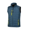 UGi gepolsterte Softshell Gilet - Schwarz / Grau