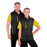 UGi gepolsterte Softshell Gilet - Schwarz / Grau